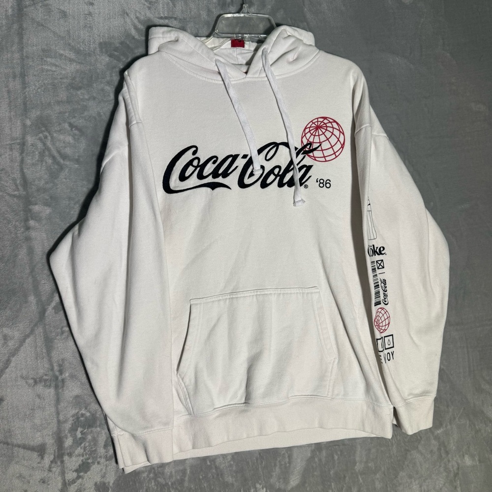 Coca-Cola Globe Hoodie Unisex Large